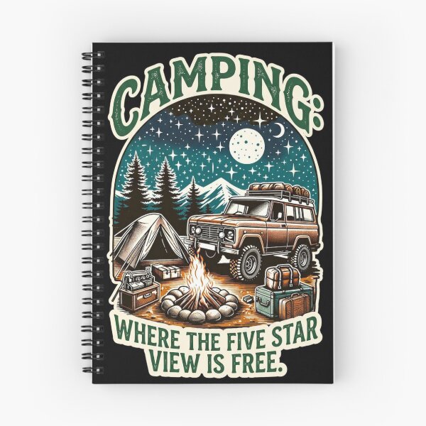 Item preview, Camping:where the five star view is free  designed and sold by InfiniteprintsCo.