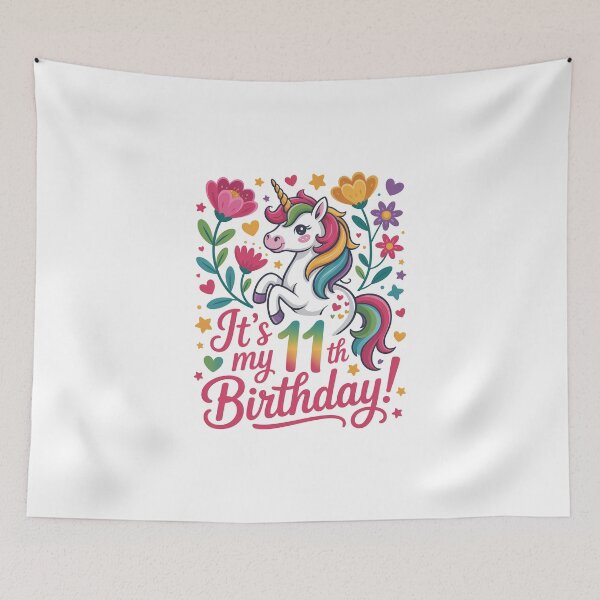 Item preview, 11 th Birthday Unicorn designed and sold by jkrphoto.