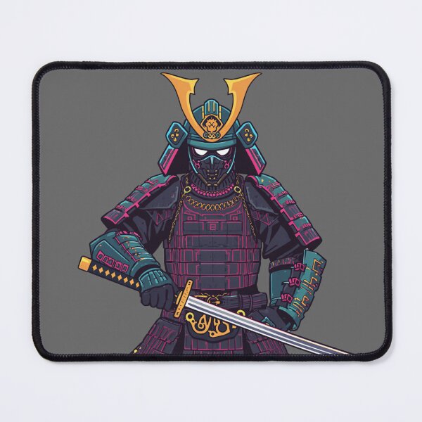 Item preview, Cyberpunk Samurai Warrior Katana - Neon Japanese Ronin Futuristic Armor Art designed and sold by kummo-0319.