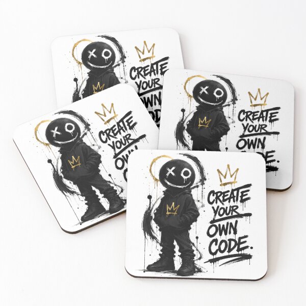 Item preview, Create Your Own Code Street Art Character – Urban Graffiti Streetwear Design designed and sold by PLUSHIWORLDtm.