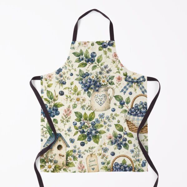 Item preview, Bueberry Cottage Garden Pattern | Cottagecore Berry Floral Seamless Design designed and sold by Aramdesing.