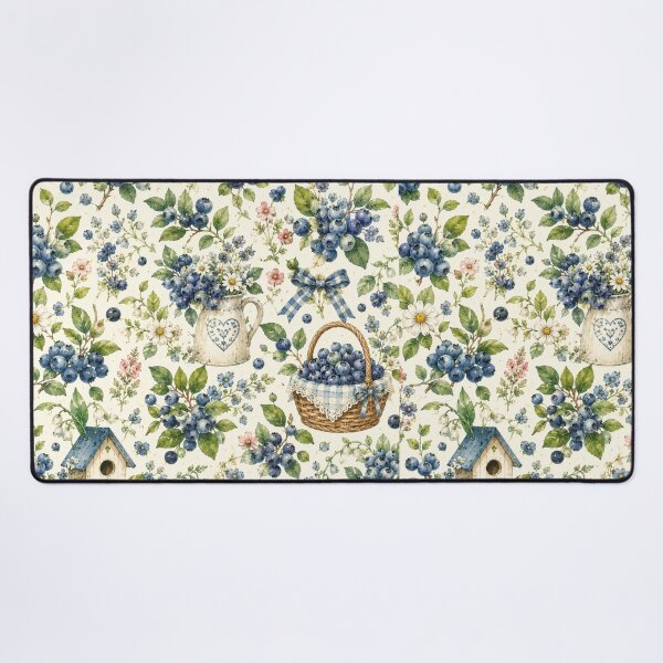 Item preview, Bueberry Cottage Garden Pattern | Cottagecore Berry Floral Seamless Design designed and sold by Aramdesing.
