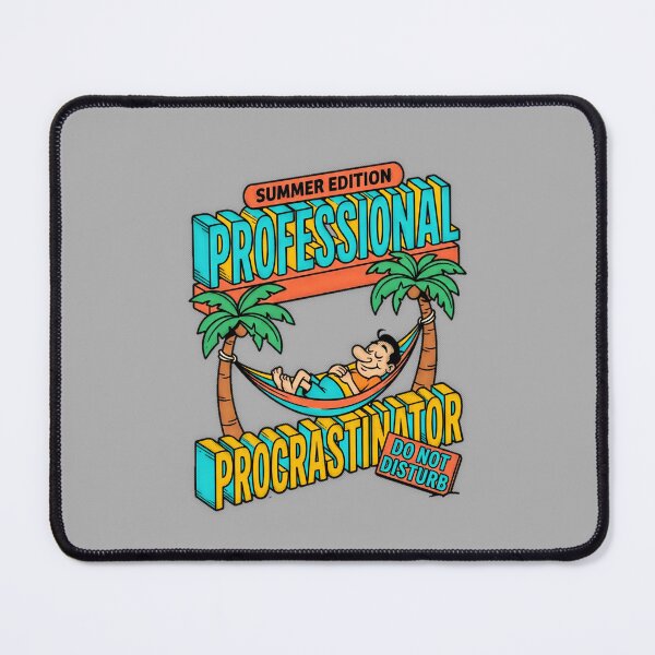 Item preview, Professional Procrastinator Summer Edition Do Not Disturb Graphic — Funny Lazy Summer Humor designed and sold by SkTee2k.