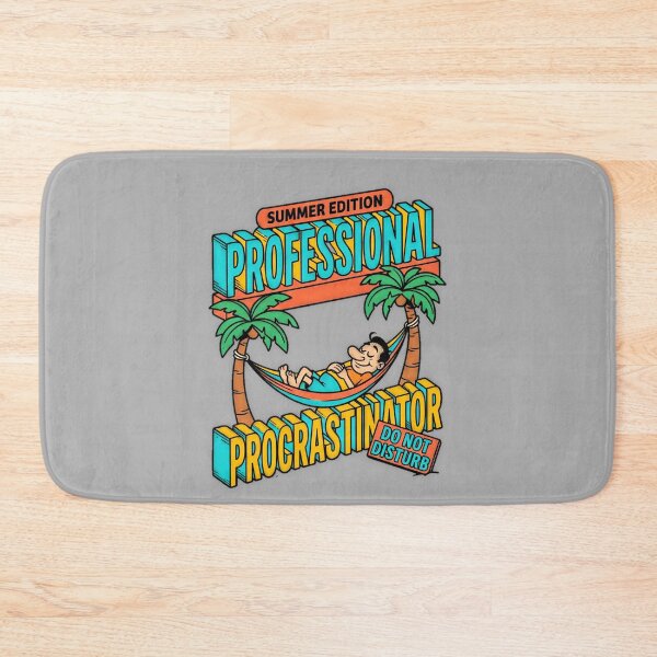 Item preview, Professional Procrastinator Summer Edition Do Not Disturb Graphic — Funny Lazy Summer Humor  designed and sold by SkTee2k.