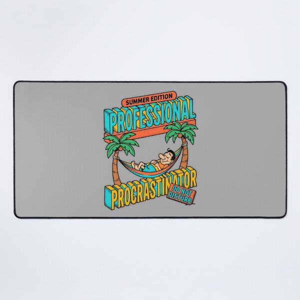 Item preview, Professional Procrastinator Summer Edition Do Not Disturb Graphic — Funny Lazy Summer Humor  designed and sold by SkTee2k.