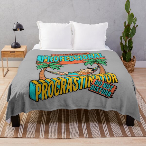 Item preview, Professional Procrastinator Summer Edition Do Not Disturb Graphic — Funny Lazy Summer Humor  designed and sold by SkTee2k.