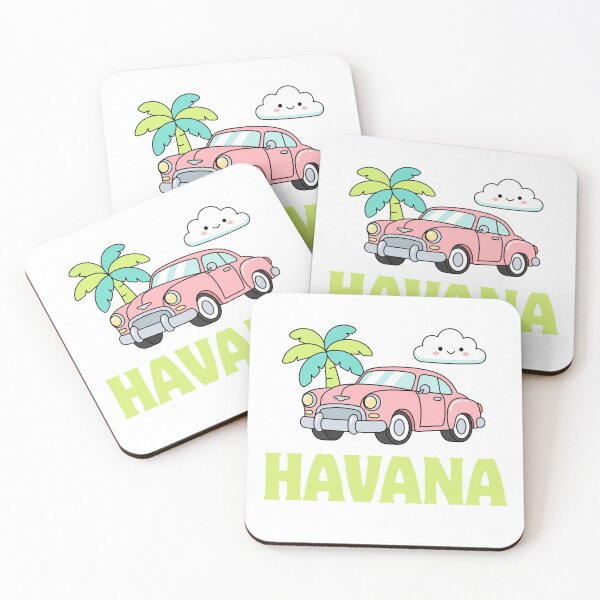 Item preview, Havana Cuba Kawaii Cute Vintage Car Travel Aesthetic designed and sold by Snowy Studio Designs.