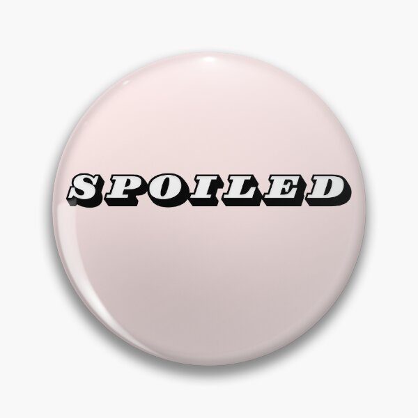 Item preview, SPOILED Black Typography Minimal Statement Design Modern Aesthetic Text Art designed and sold by KleanGirlAesthetics.