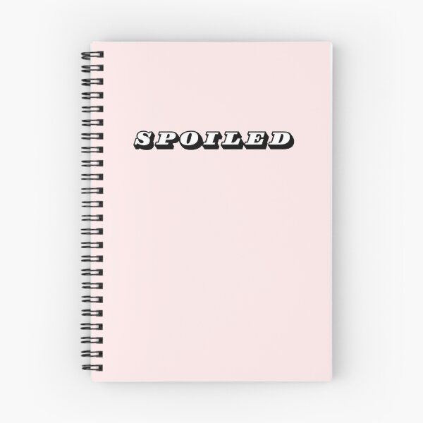 Item preview, SPOILED Black Typography Minimal Statement Design Modern Aesthetic Text Art designed and sold by KleanGirlAesthetics.
