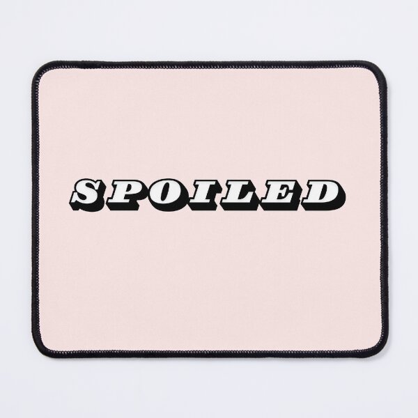 Item preview, SPOILED Black Typography Minimal Statement Design Modern Aesthetic Text Art designed and sold by KleanGirlAesthetics.