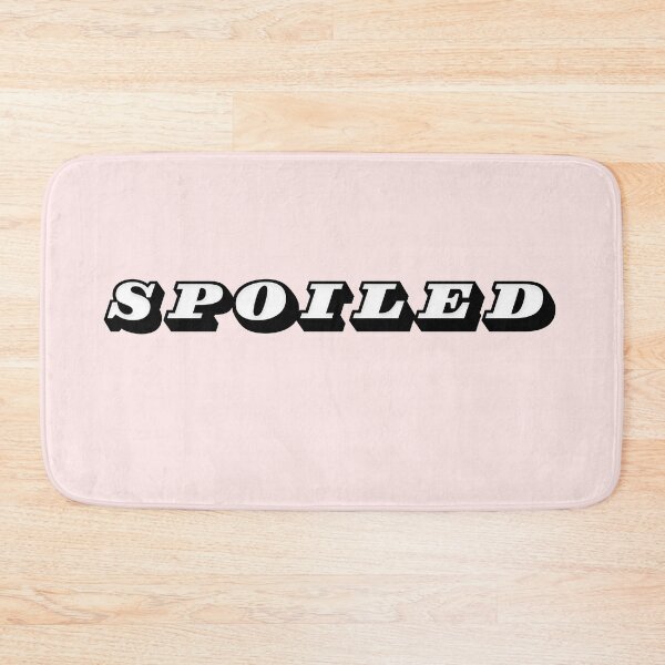 Item preview, SPOILED Black Typography Minimal Statement Design Modern Aesthetic Text Art designed and sold by KleanGirlAesthetics.