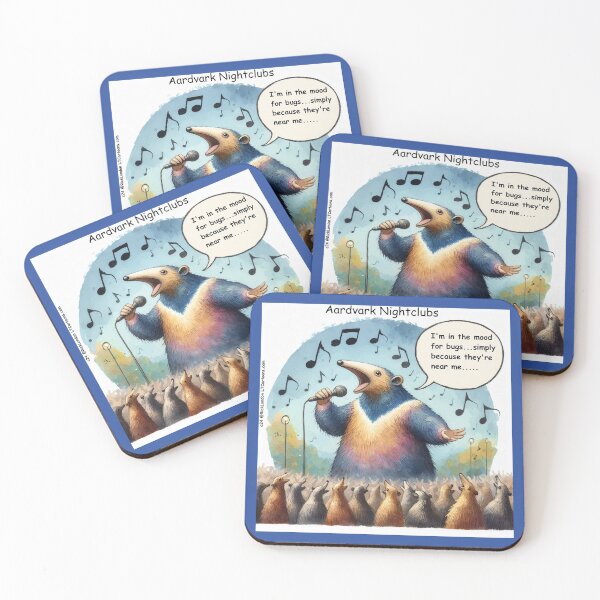 Item preview, Aardvark Nightclubs – In the Mood for Bugs designed and sold by Rick London Gifts.