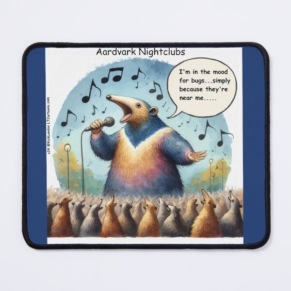 Item preview, Aardvark Nightclubs – In the Mood for Bugs designed and sold by Rick London Gifts.