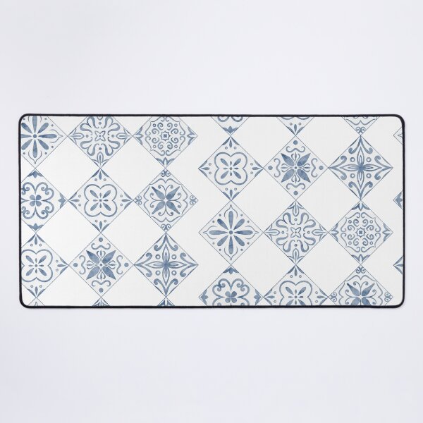 Item preview, Mediterranean Blue Tile Patternr designed and sold by Alisles.