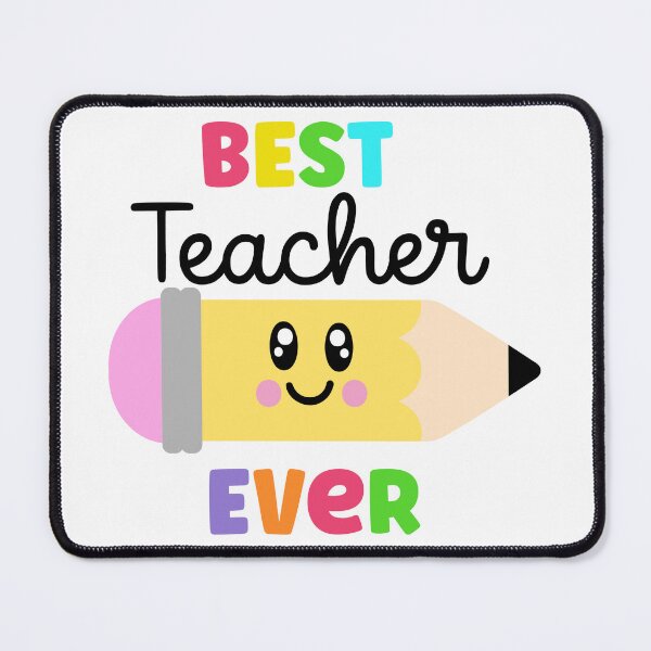 Item preview, Best Teacher Ever - Cute Pencil  designed and sold by GlitterArtySVG.