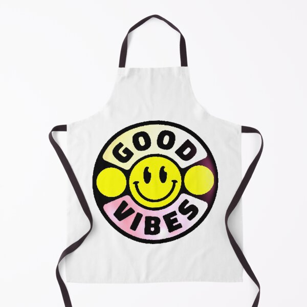 Item preview, Good Vibes Yellow Happy Face Retro Y2K designed and sold by AstronautMerch.