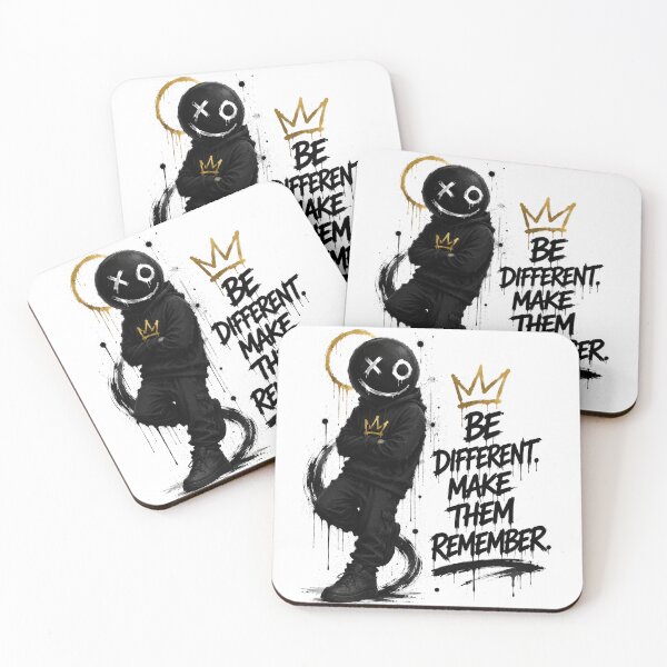Item preview, Be Different Street Art Character – Urban Graffiti Streetwear Design designed and sold by PLUSHIWORLDtm.