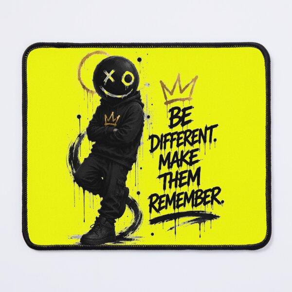 Item preview, Be Different Street Art Character – Urban Graffiti Streetwear Design designed and sold by PLUSHIWORLDtm.