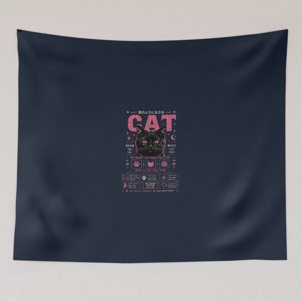 Item preview, CAT ENERGY | QUIET GRACEFUL UNBOTHERED BLACK CAT AESTHETIC designed and sold by LowBatteryStudio ⭐.