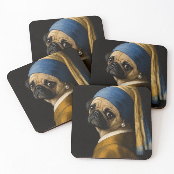 Item preview, Pug With A Pearl Earring designed and sold by LuluLeb.