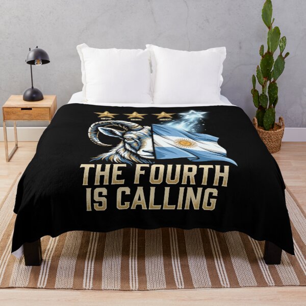 Item preview, The Fourth Is Calling Argentina Fan Shirt designed and sold by VizoArt-Studio.