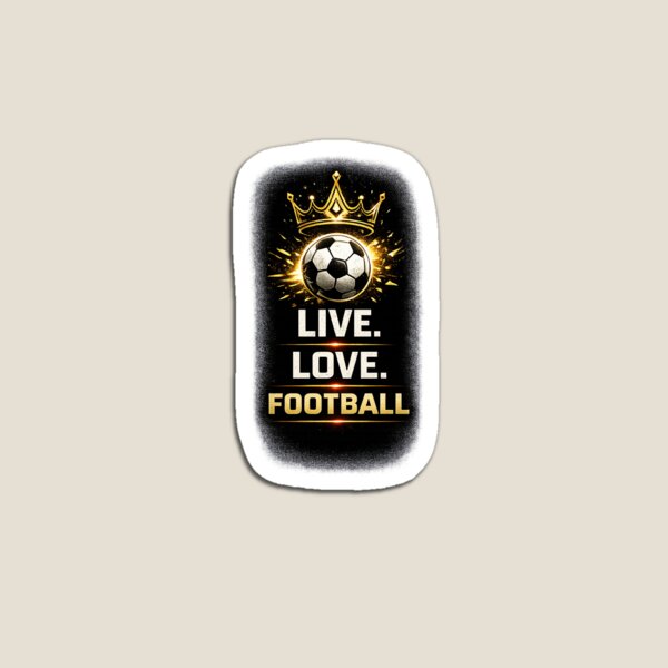 Item preview, Live Love Football | Premium Soccer Fan Streetwear Design designed and sold by Driven By Passion.