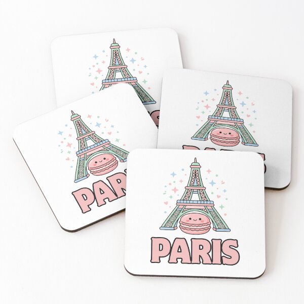 Item preview, Paris France Kawaii Cute  Travel Aesthetic designed and sold by Snowy Studio Designs.