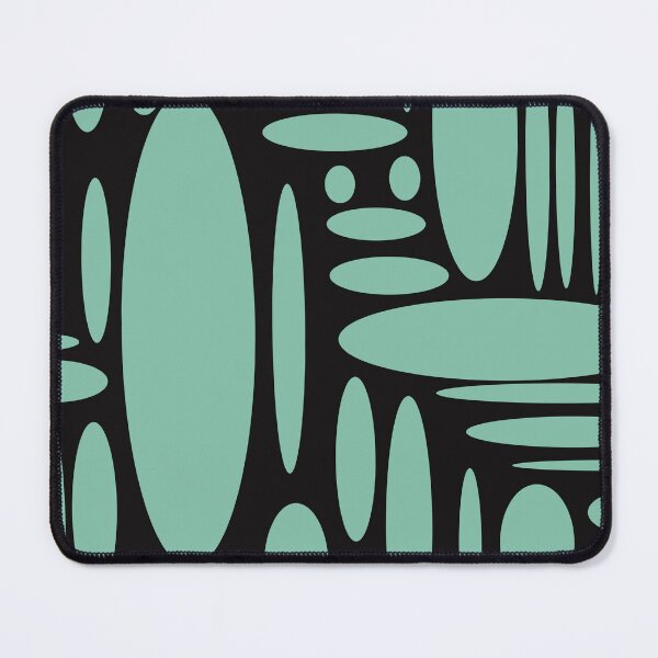 Item preview, Abstract circle composition in black and light blue 00 designed and sold by StefanStudioArt.