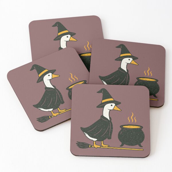 Item preview, Goose Witch Halloween Design | Funny Witch Goose Graphic | Cute Spooky Autumn Art designed and sold by TheWallFlowersofCypress.