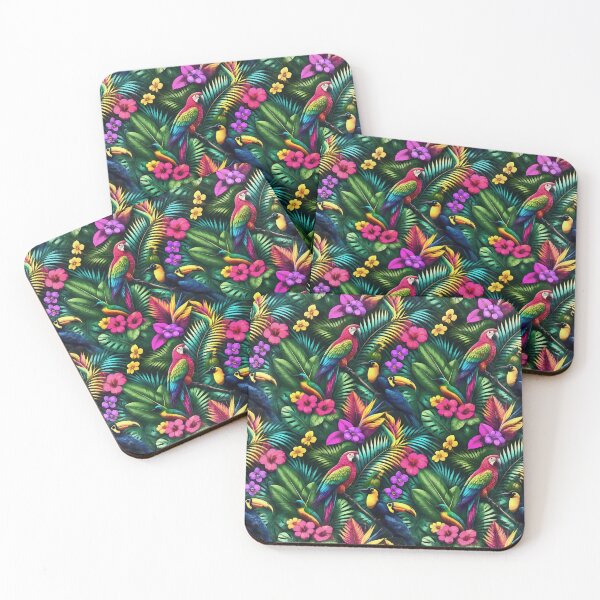 Item preview, Tropical Birds Jungle Dreams Seamless Surface Pattern designed and sold by taiche.