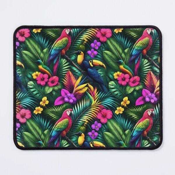 Item preview, Tropical Birds Jungle Dreams Seamless Surface Pattern designed and sold by taiche.