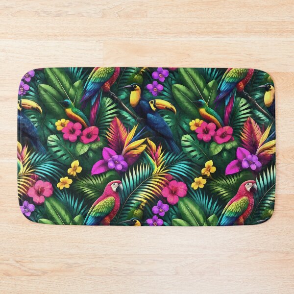 Item preview, Tropical Birds Jungle Dreams Seamless Surface Pattern designed and sold by taiche.