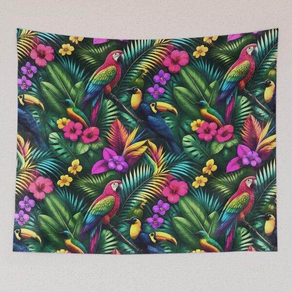 Item preview, Tropical Birds Jungle Dreams Seamless Surface Pattern designed and sold by taiche.