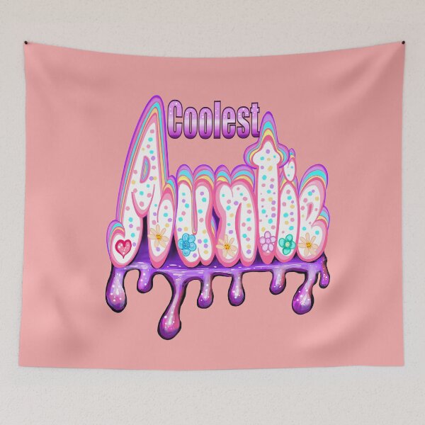 Item preview, Cool Aunt Coolest Auntie Pastel Sprinkles with drips Gift for women and girls designed and sold by Artonmytee.