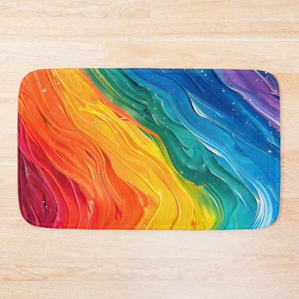 Item preview, Rainbow Paint - LGBTQ Abstract Art designed and sold by Travelslightly.