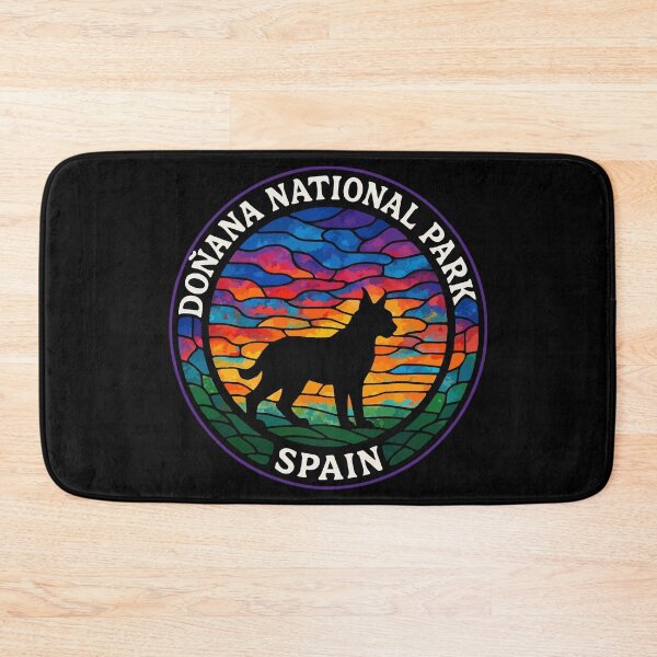 Item preview, Donana National Park Spain Stained Glass Art Travel designed and sold by TomFrontierArt.