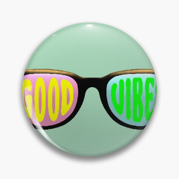 Item preview, Good Vibes Neon Glasses Y2K Aesthetic Retro designed and sold by AstronautMerch.
