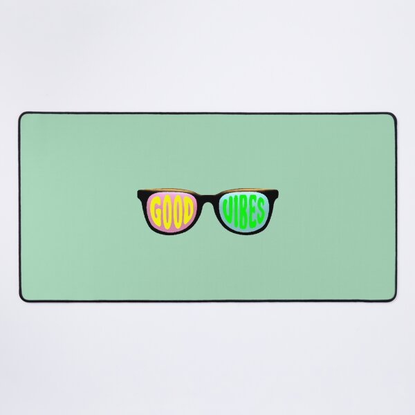 Item preview, Good Vibes Neon Glasses Y2K Aesthetic Retro designed and sold by AstronautMerch.