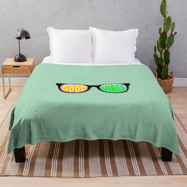 Item preview, Good Vibes Neon Glasses Y2K Aesthetic Retro designed and sold by AstronautMerch.