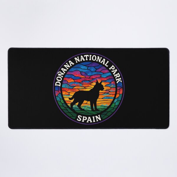 Item preview, Donana National Park Spain Stained Glass Art Travel designed and sold by TomFrontierArt.