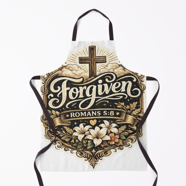 Item preview, Forgiven Romans 5:8 Christian Faith Stickerforgiven designed and sold by Omanut Studio — By Ashwin..