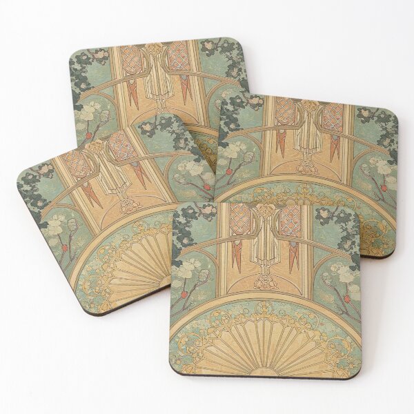 Item preview, Alphonse Mucha Floral 1898 designed and sold by maniacfitness.