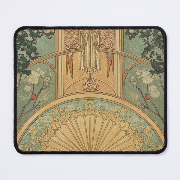 Item preview, Alphonse Mucha Floral 1898 designed and sold by maniacfitness.