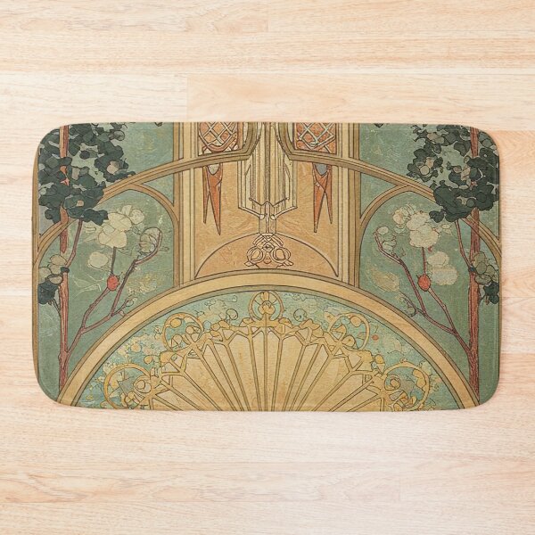 Item preview, Alphonse Mucha Floral 1898 designed and sold by maniacfitness.