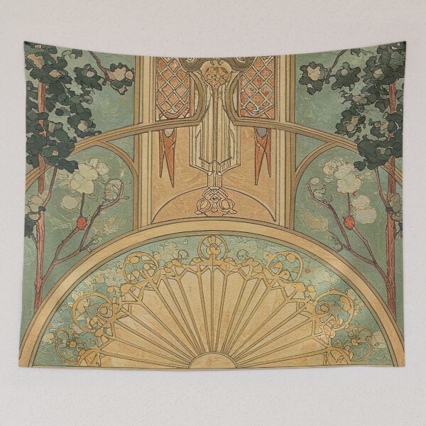 Item preview, Alphonse Mucha Floral 1898 designed and sold by maniacfitness.