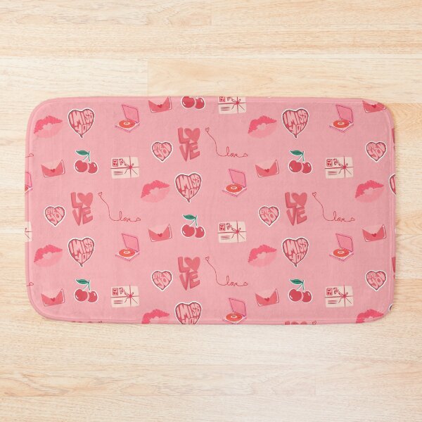 Item preview, Cute Pink Retro Valentine Cherry and Love Letters Sticker Pack designed and sold by NinaVibeStudio.