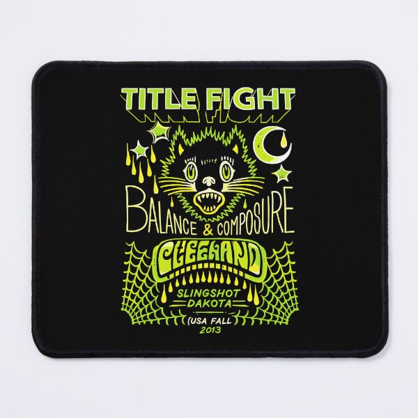 Item preview, Title Fight Green Cats designed and sold by IsabellePowell.