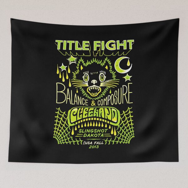 Item preview, Title Fight Green Cats designed and sold by IsabellePowell.