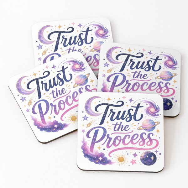 Item preview, Trust the Process Cosmic Design designed and sold by PriyankaSonara.