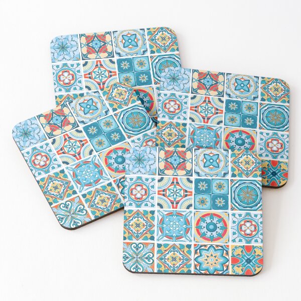 Item preview, Sicilian Majolica Tile Pattern | Seamless Terracotta and Turquoise Mosaic | Mediterranean Coastal Aesthetic designed and sold by SergioMiklos.